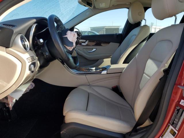  MERCEDES-BENZ C-CLASS 2018 Czerwony