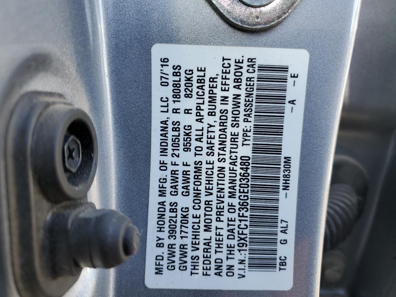 2016 Honda Civic - Image 14