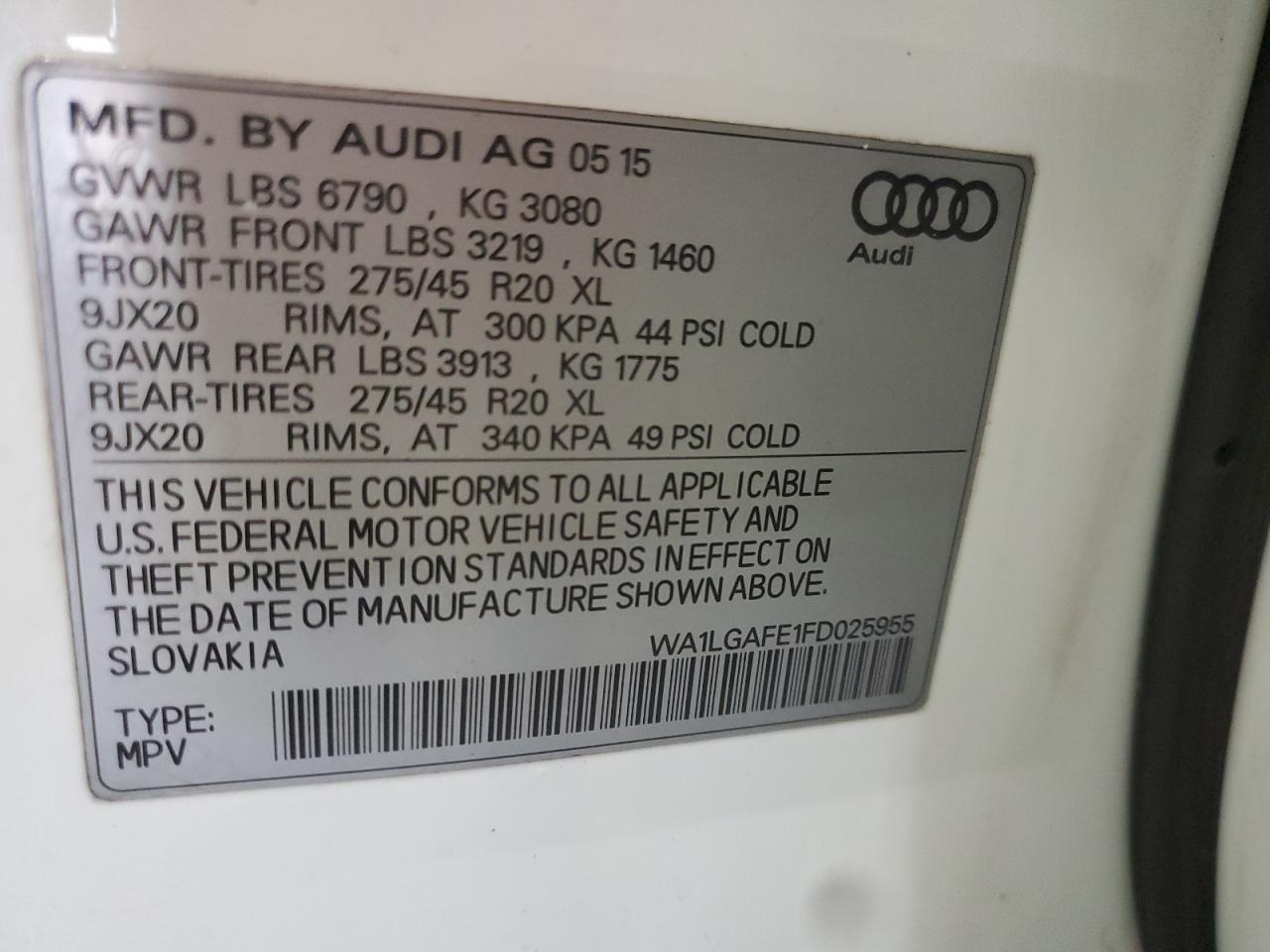 2015 Audi Q7 - Image 13