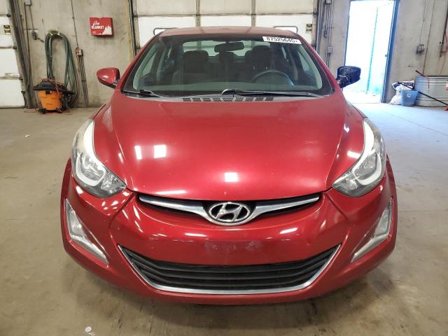  HYUNDAI ELANTRA 2014 Red