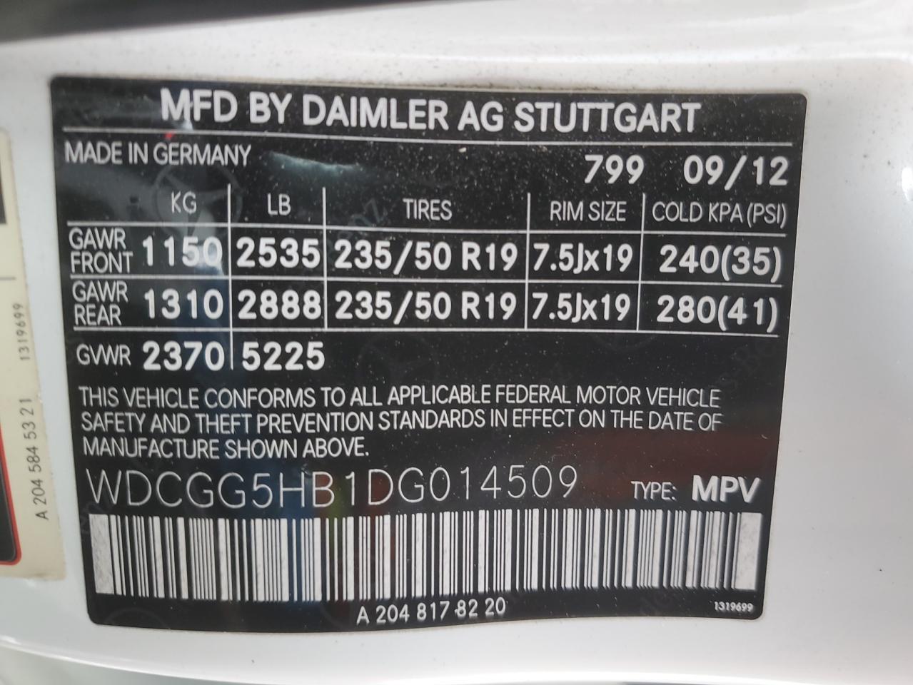 2013 Mercedes-Benz GLK-klasse - Image 13
