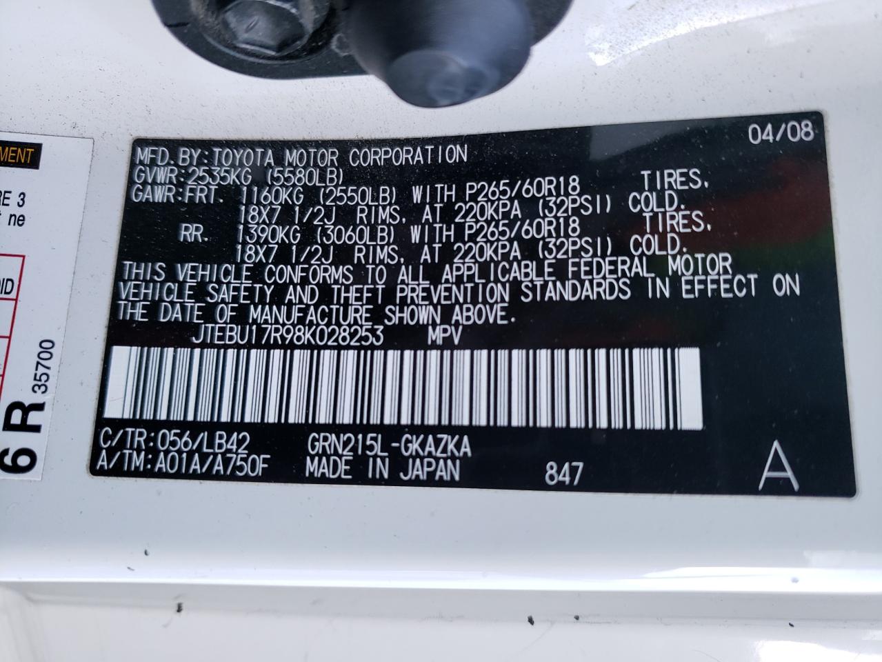 2008 Toyota 4Runner - Image 13