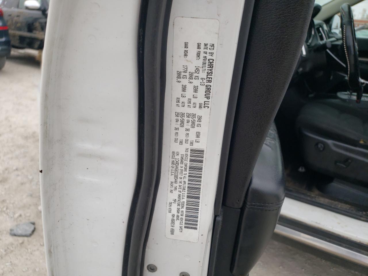 2013 Dodge Durango Sx VIN: BADL0T42414795 Lot: 42807095