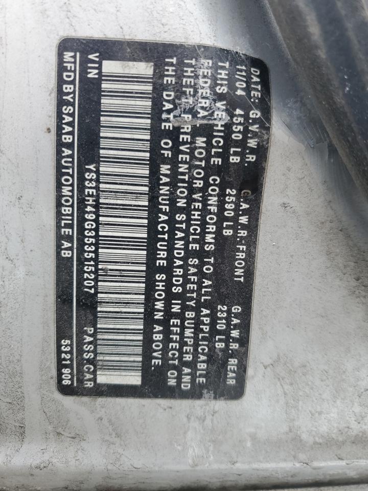 2005 Saab 9-5 - Image 12