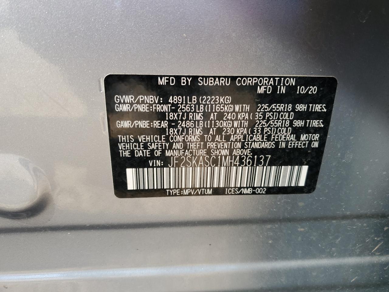 2021 Subaru Forester - Image 15