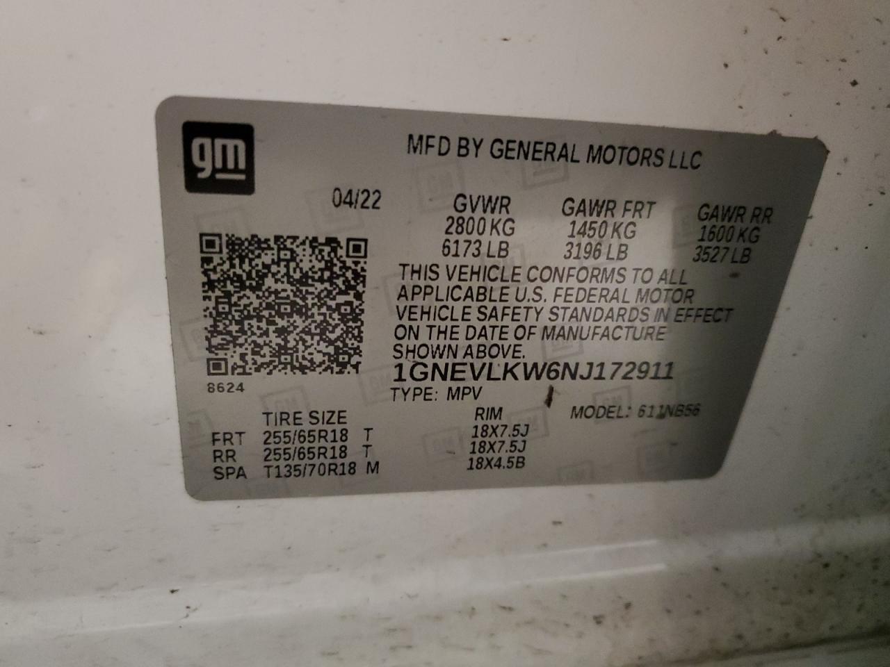 2022 Chevrolet Traverse - Image 14
