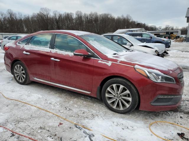  HYUNDAI SONATA 2015 Red