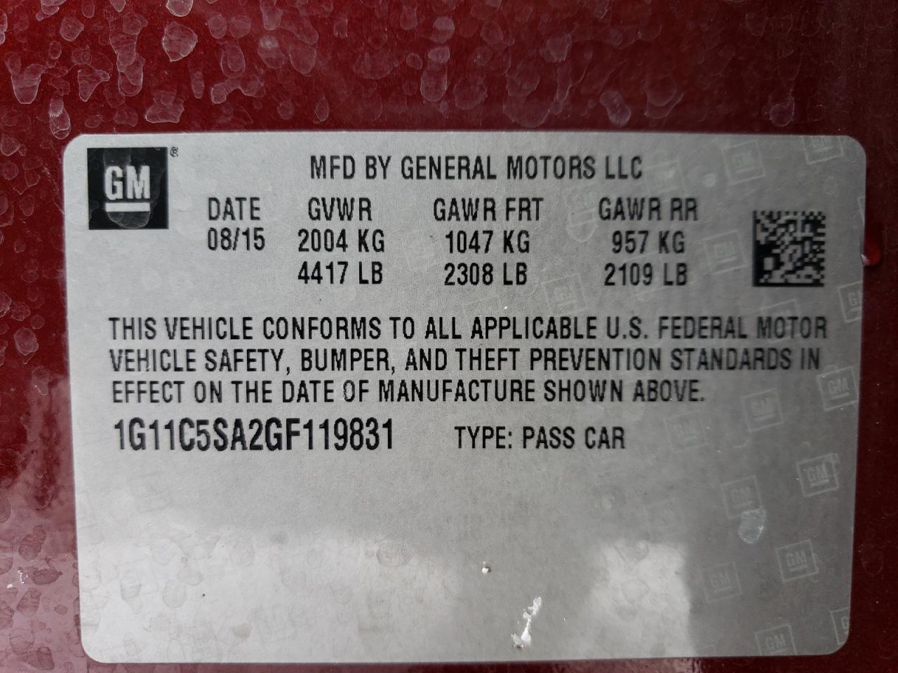 2016 Chevrolet Malibu - Image 14