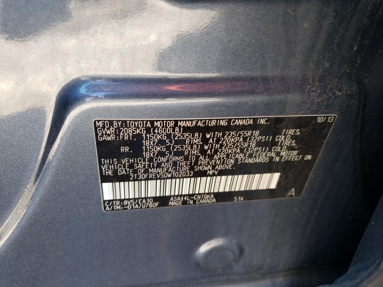 2013 Toyota RAV 4 - Image 13