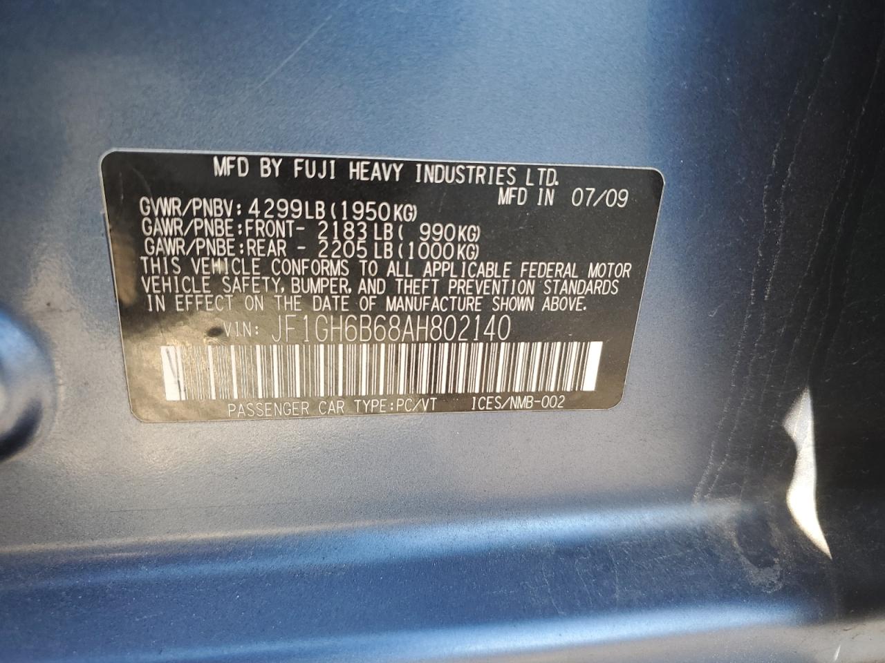 2010 Subaru Impreza - Image 14