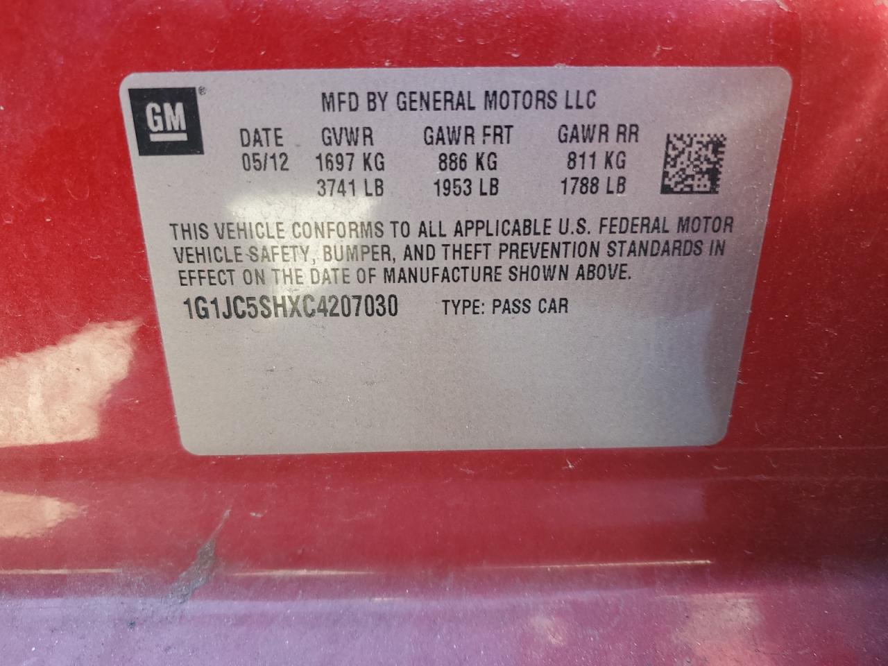 2012 Chevrolet Sonic - Image 14