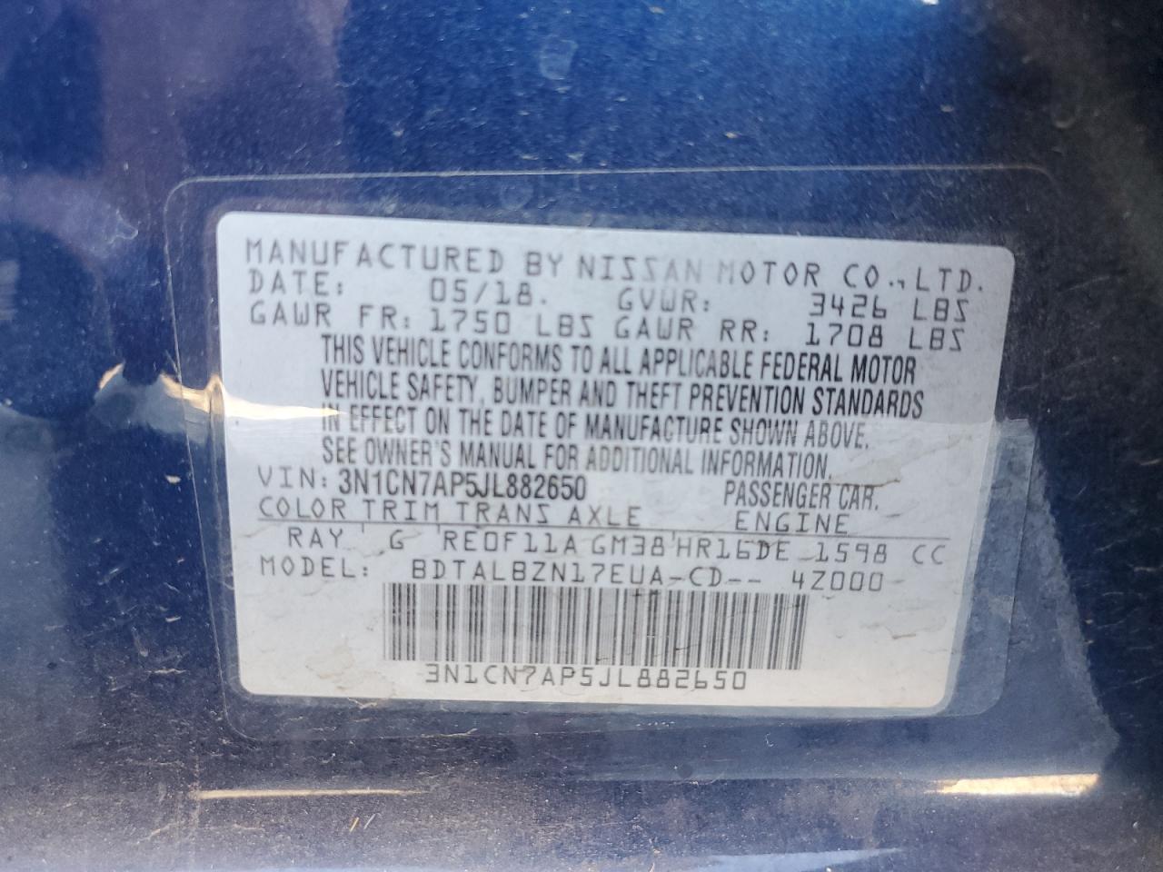 2018 Nissan Versa - Image 14
