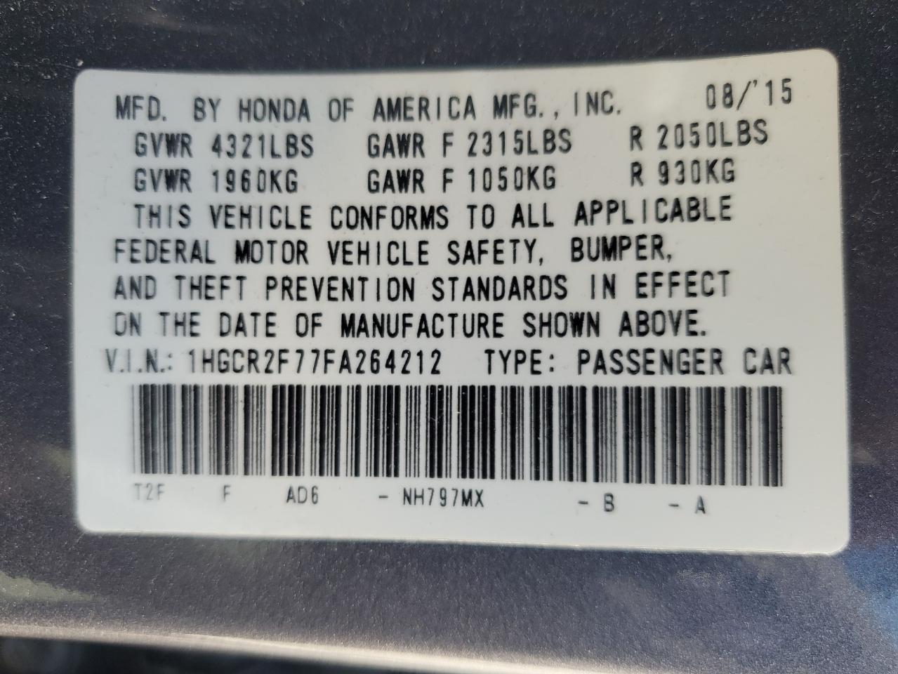 2015 Honda Accord - Image 12