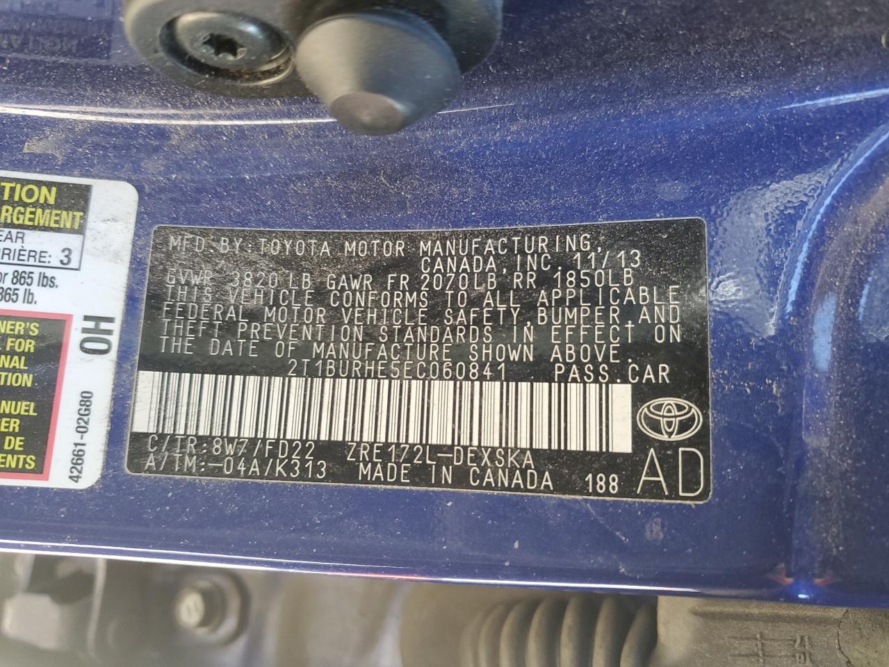 2014 Toyota Corolla - Image 12