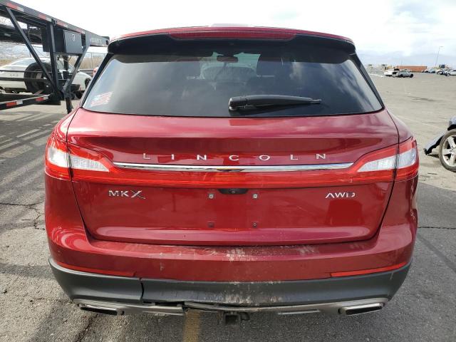  LINCOLN MKX 2016 Красный