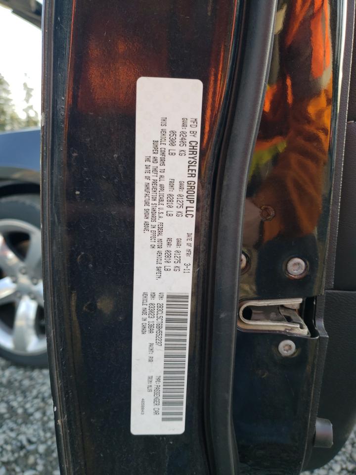 2011 Dodge Charger R/T VIN: 2B3CL5CT6BH552237 Lot: 88967285