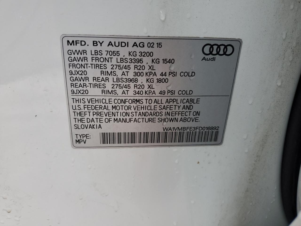 2015 Audi Q7 - Image 13