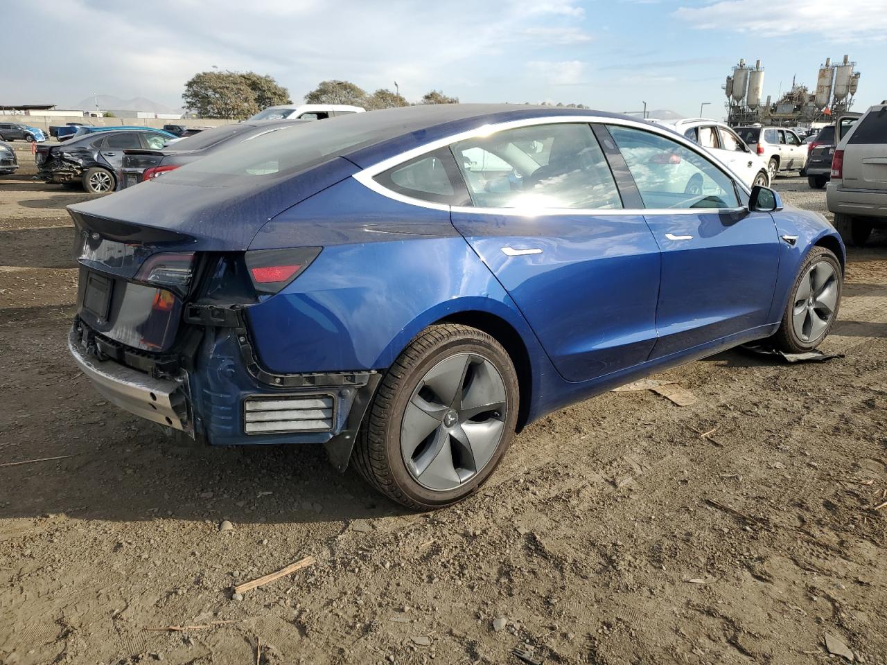 VIN 5YJ3E1EA2KF424967 2019 TESLA MODEL 3 no.3