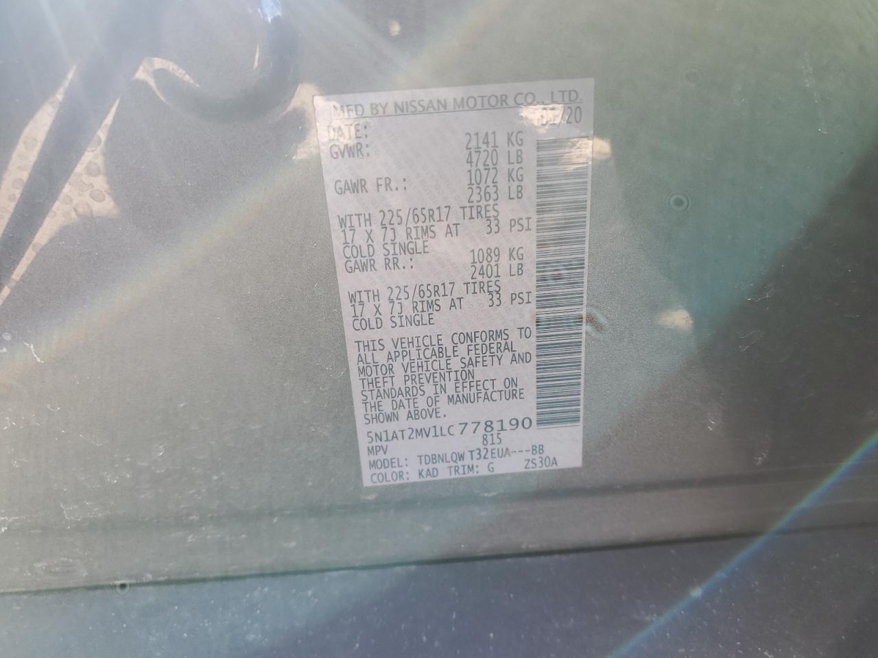 2020 Nissan Rogue - Image 13