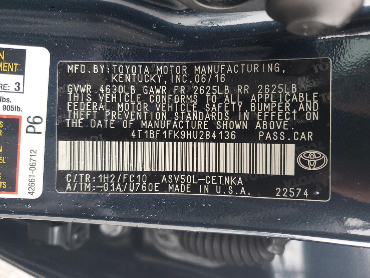 2017 Toyota Camry - Image 14