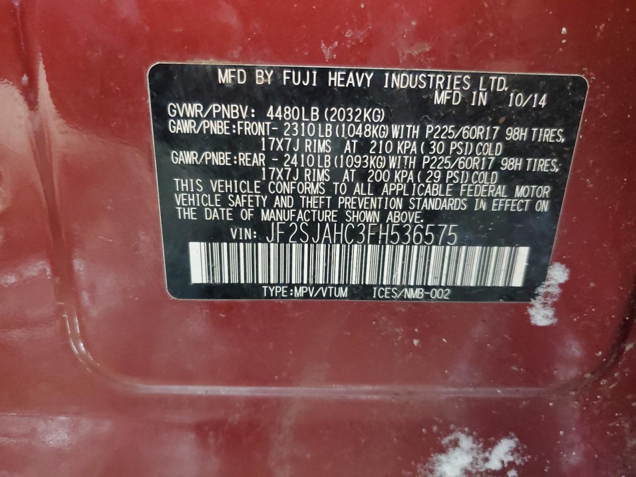 2015 Subaru Forester - Image 13