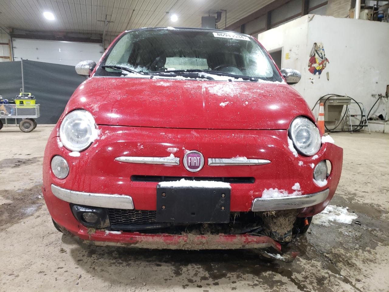 2013 Fiat 500 Lounge VIN: 3C3CFFER7DT563078 Lot: 86949534