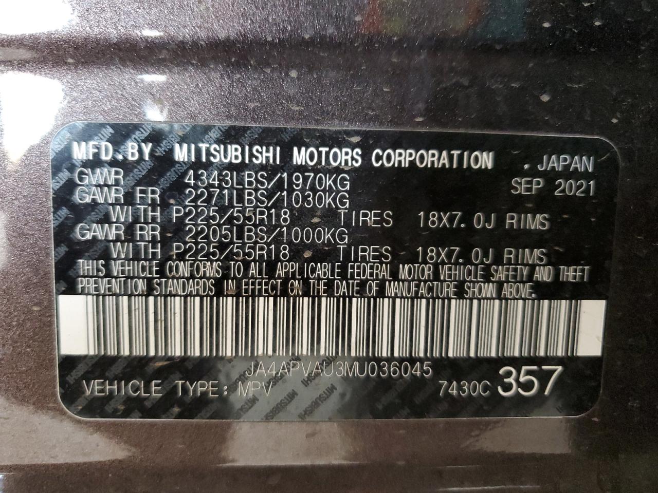2021 Mitsubishi Outlander - Image 12