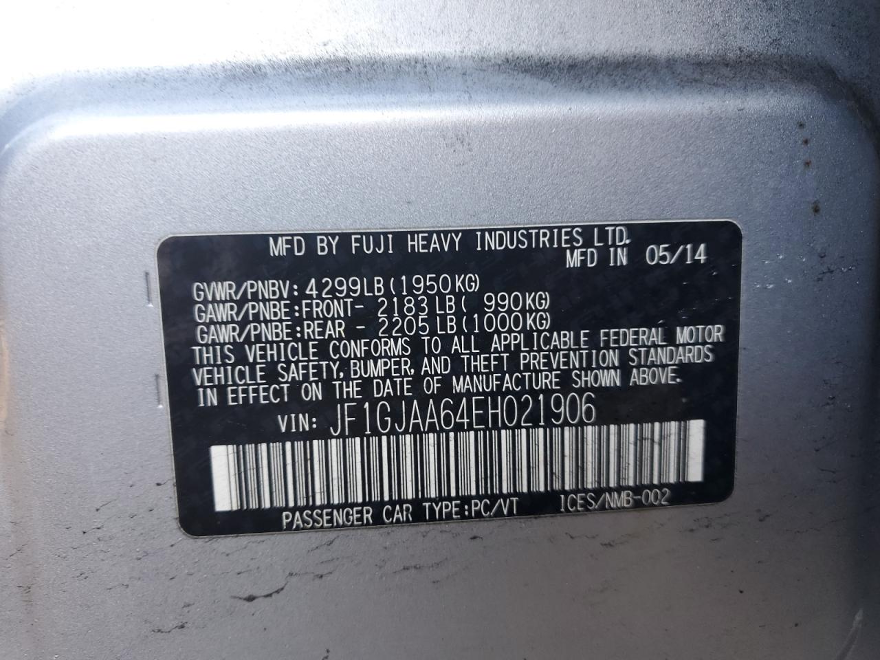 2014 Subaru Impreza - Image 12