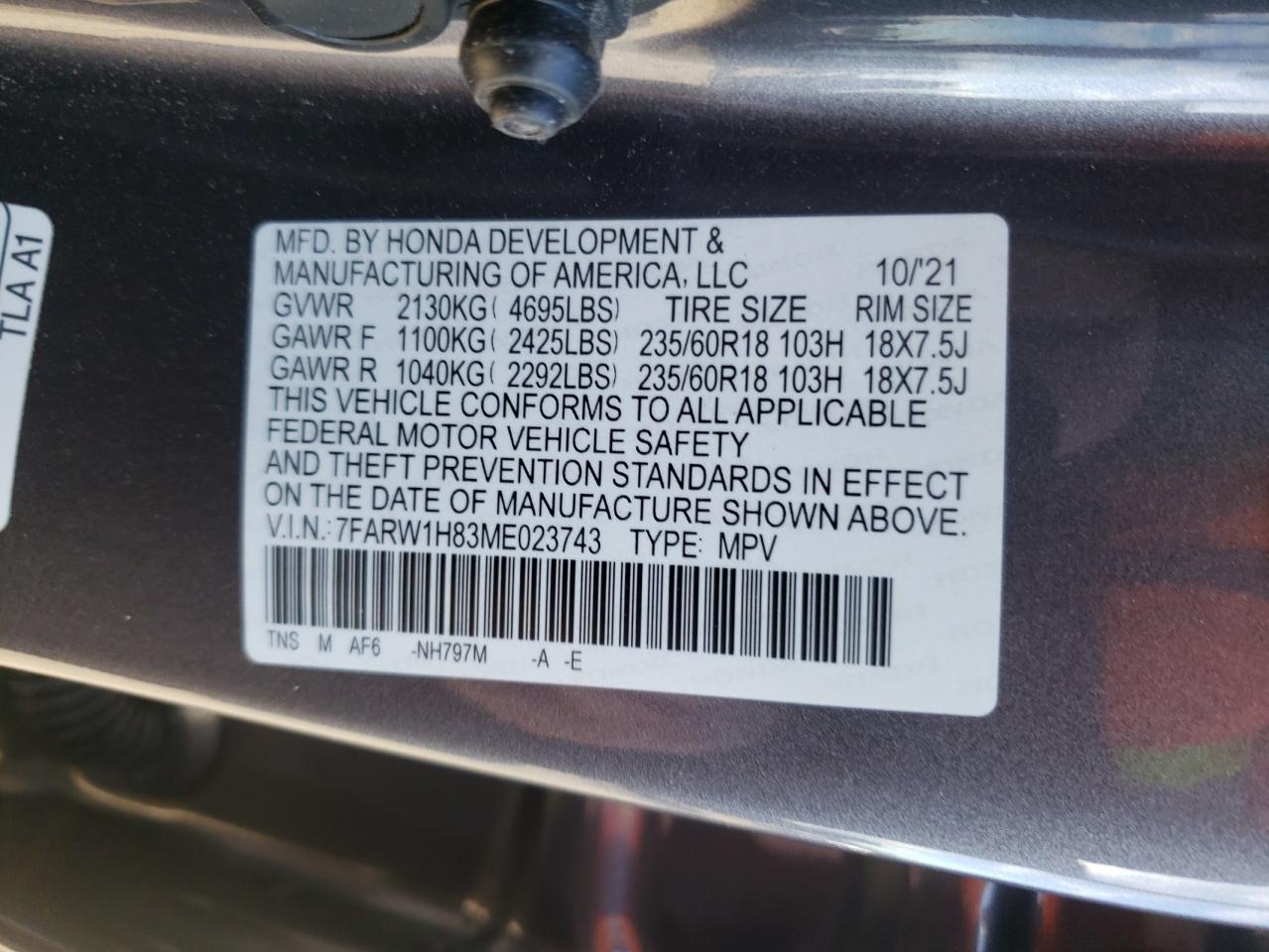 2021 Honda CR-V - Image 13