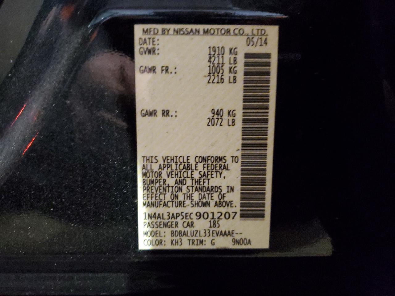 2014 Nissan Altima - Image 12