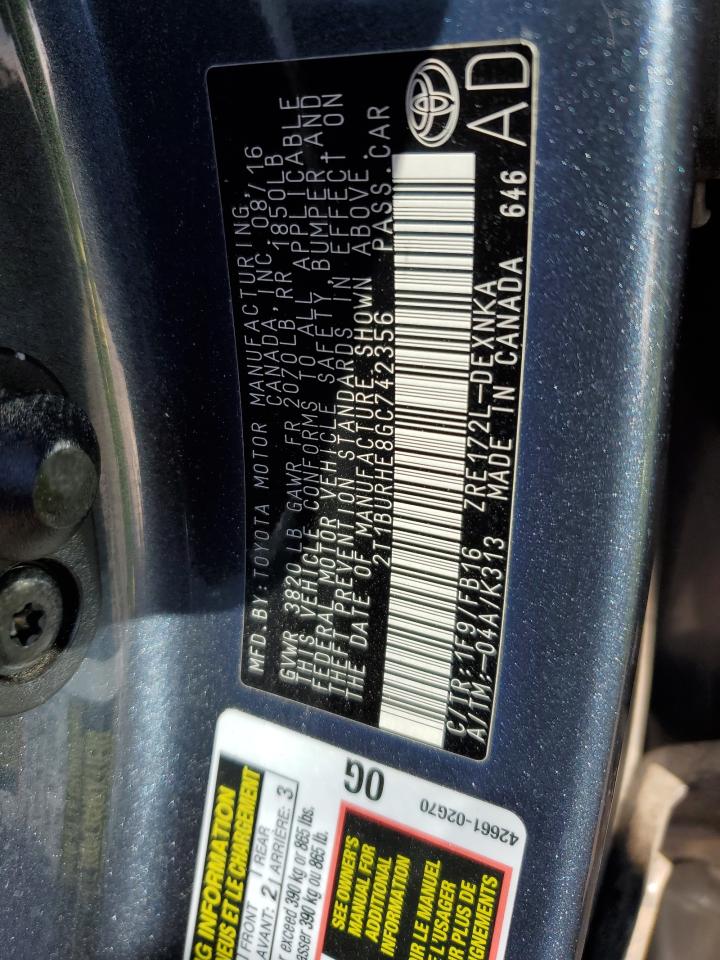 2016 Toyota Corolla - Image 12