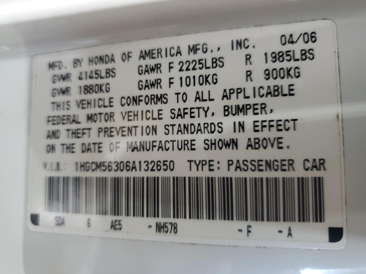 2006 Honda Accord - Image 12