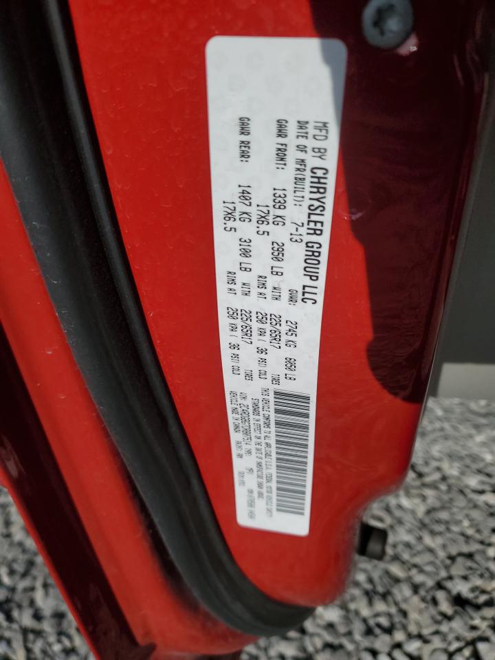 2013 Dodge Grand Caravan Se VIN: 2C4RDGBG7DR807514 Lot: 87224724