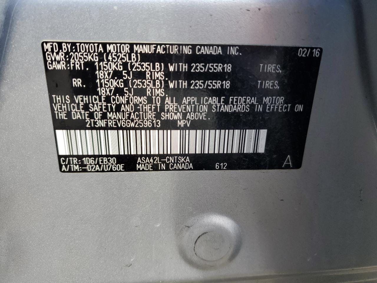 2016 Toyota RAV 4 - Image 13