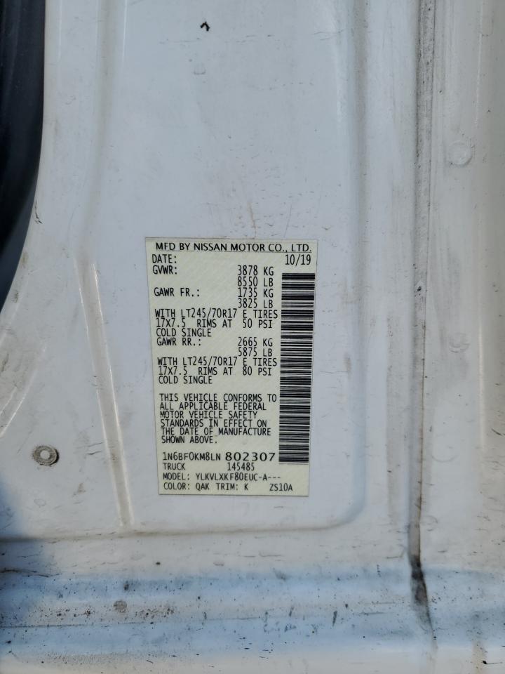 1N6BF0KM8LN802307 NISSAN NV 2020