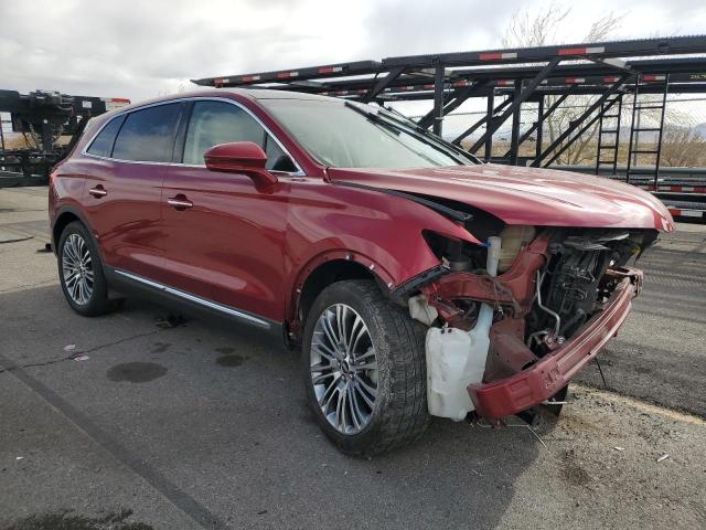  LINCOLN MKX 2016 Красный