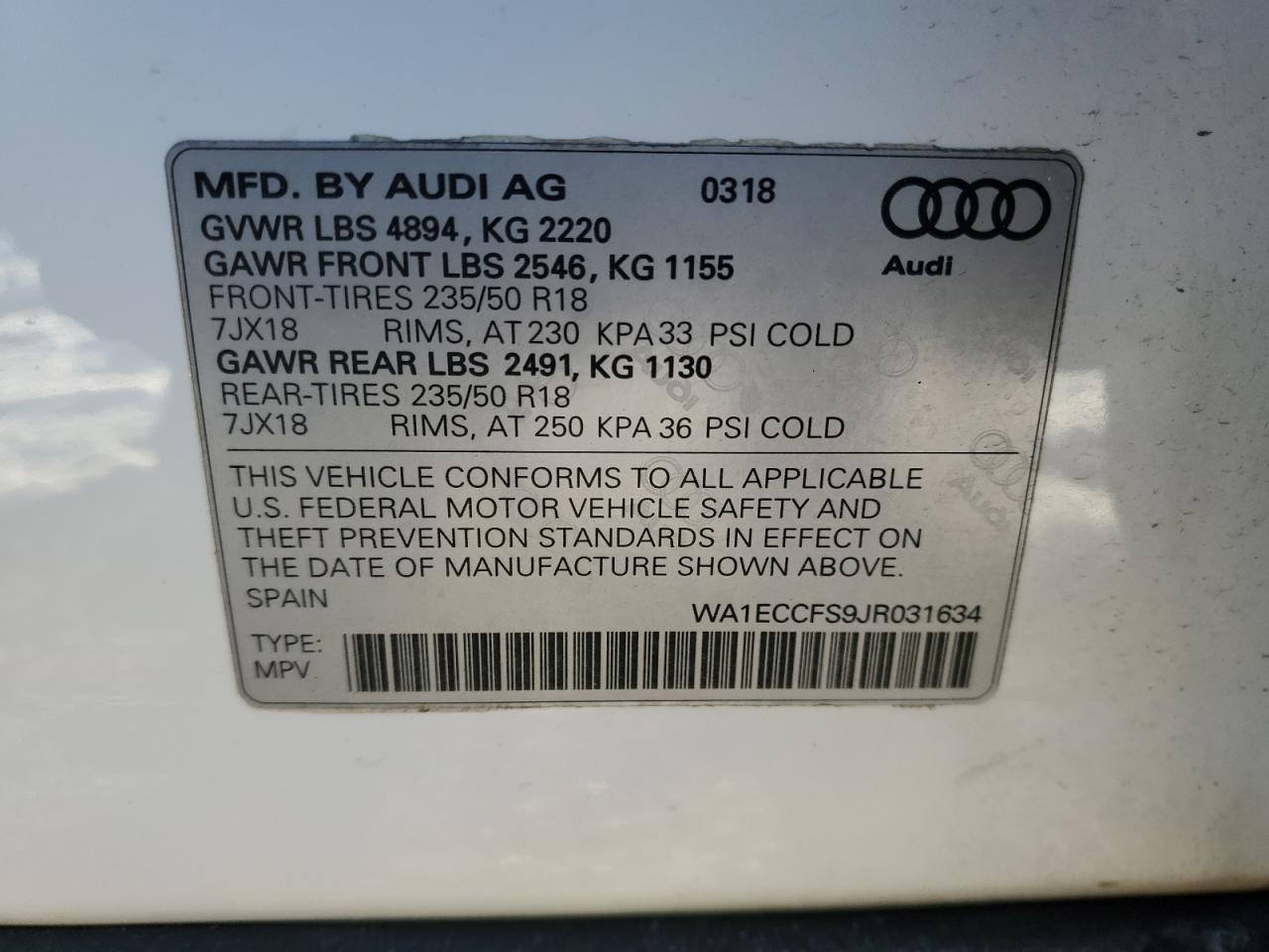 2018 Audi Q3 - Image 14