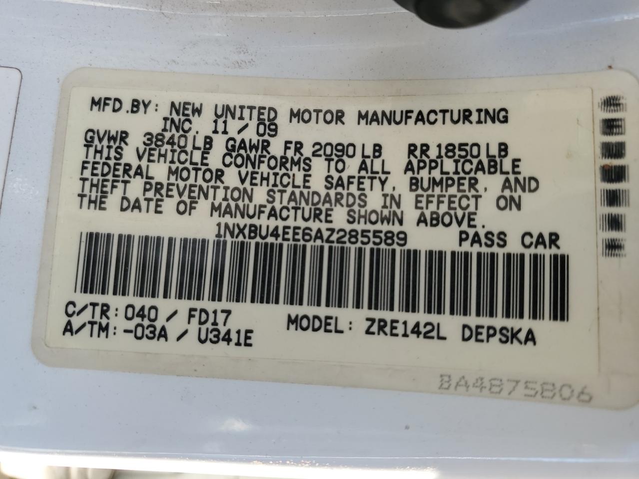 2010 Toyota Corolla - Image 15