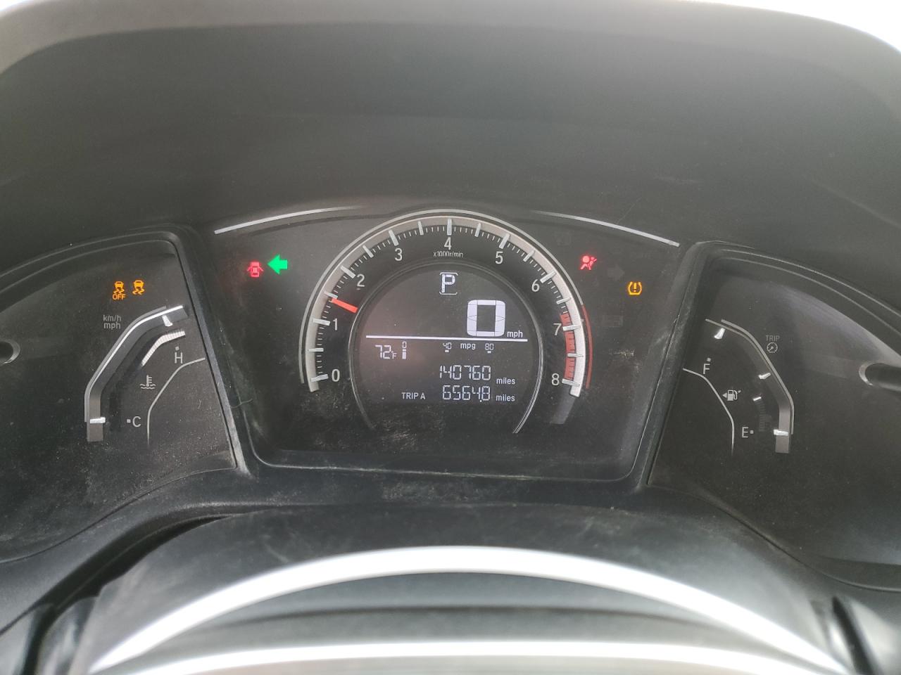 2HGFC2F55GH523618 HONDA CIVIC 2016