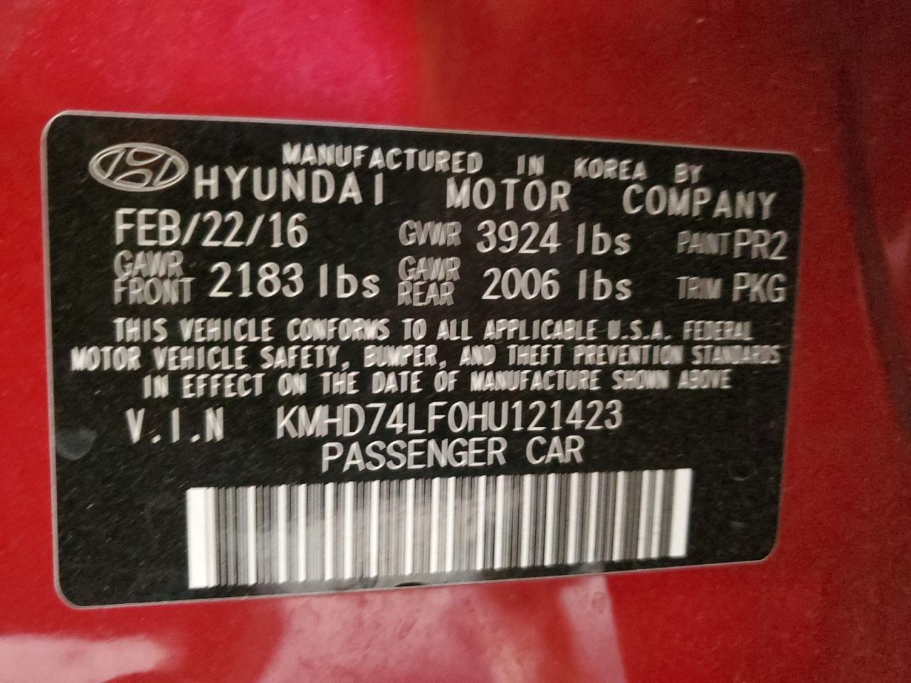 2017 Hyundai Elantra - Image 14