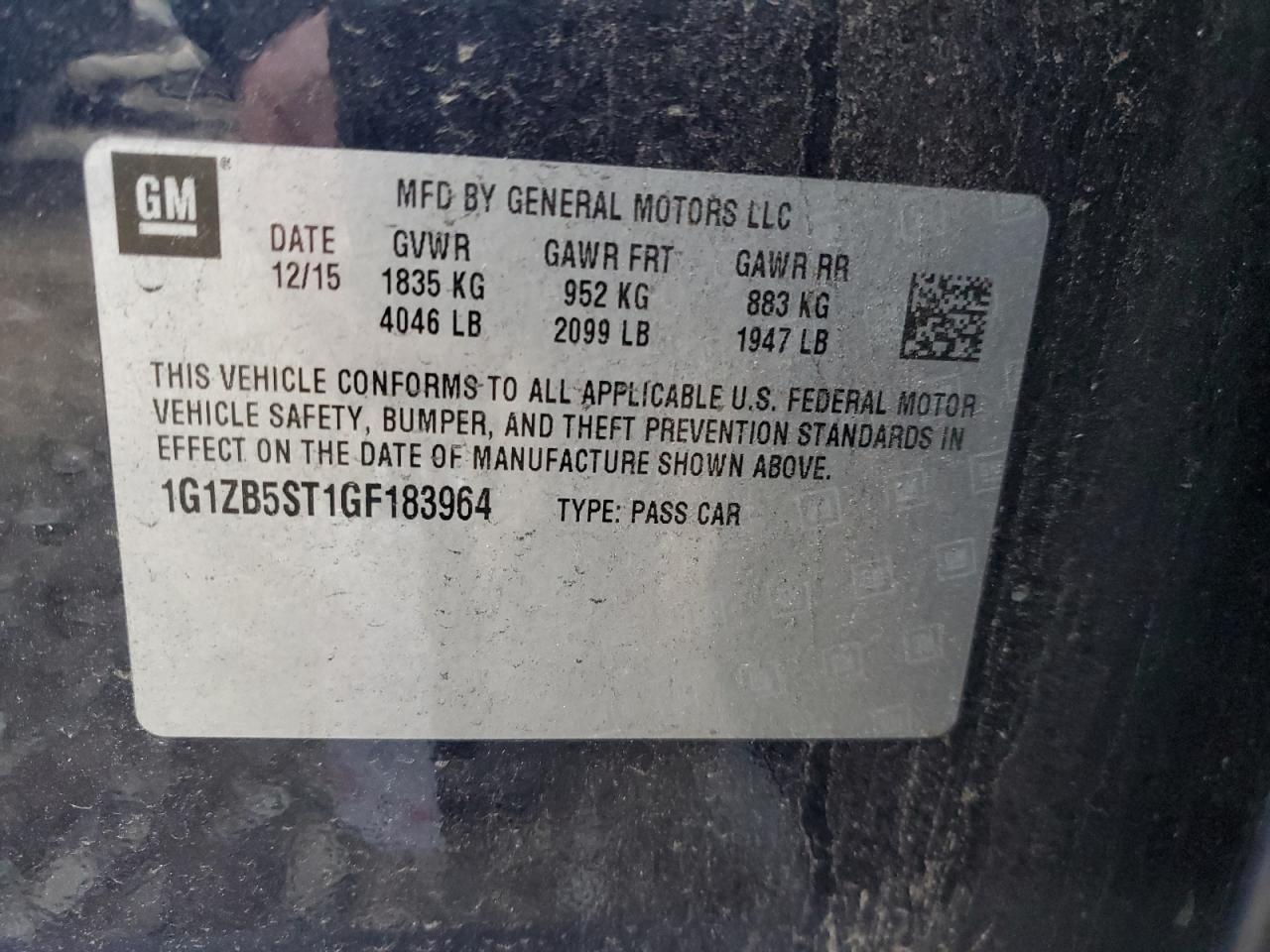 2016 Chevrolet Malibu - Image 12