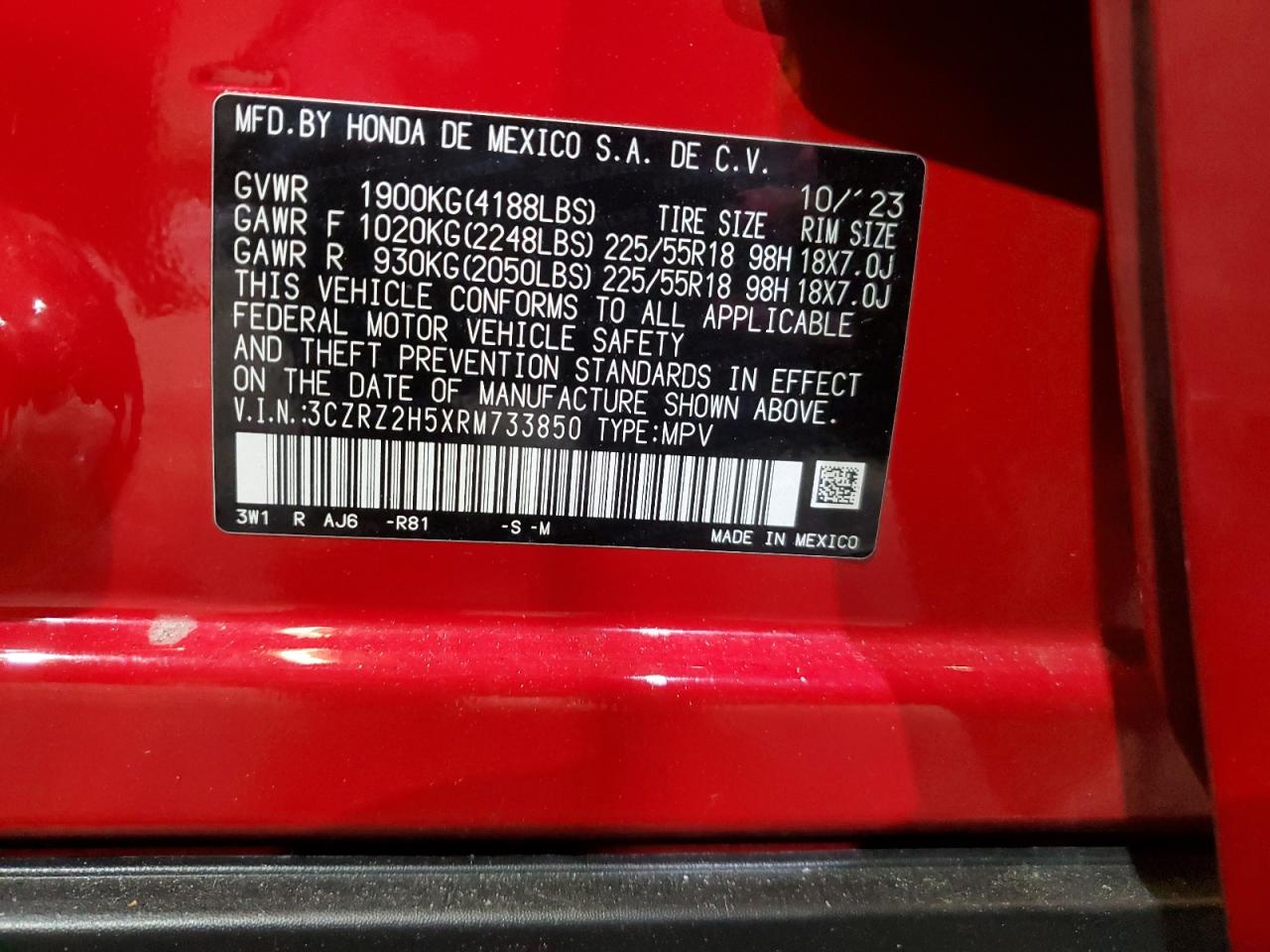 2024 Honda HR-V - Image 13