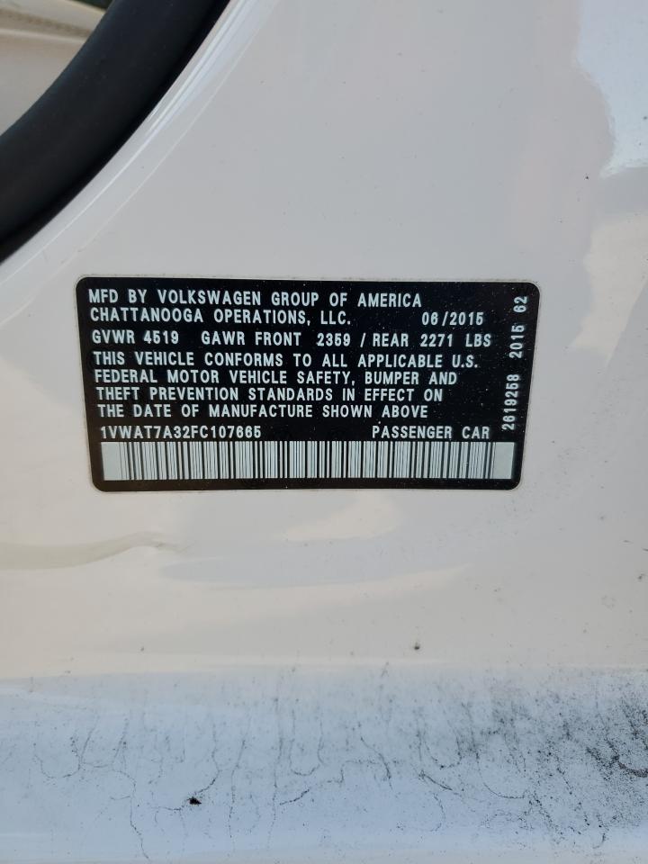 2015 Volkswagen Passat - Image 13