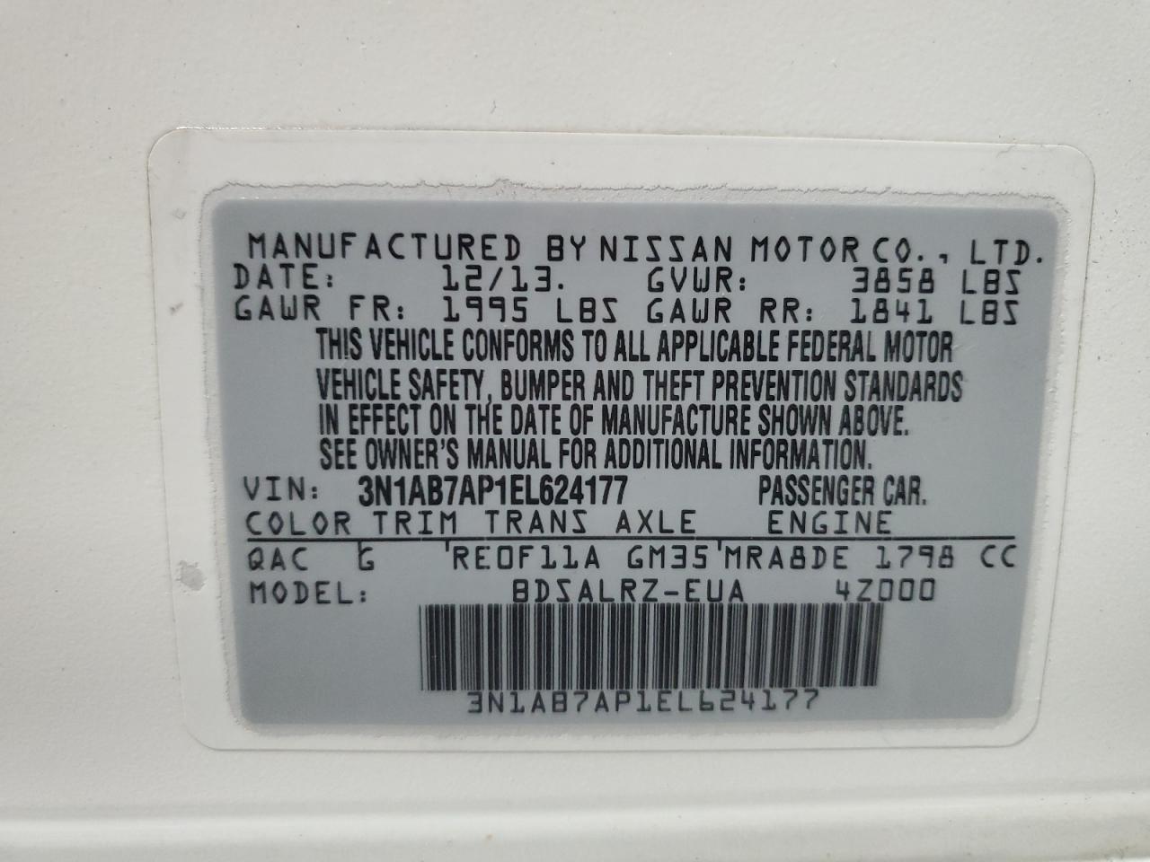 2014 Nissan Sentra - Image 12