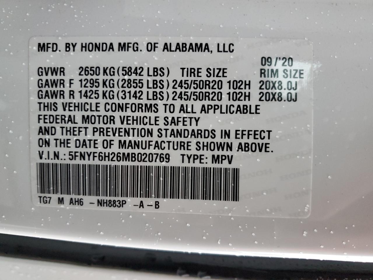 2021 Honda Pilot - Image 15