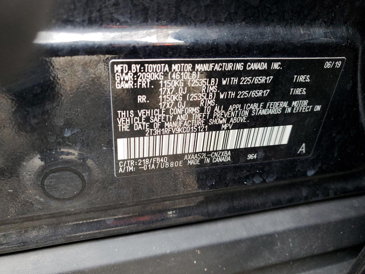 2019 Toyota RAV 4 - Image 15