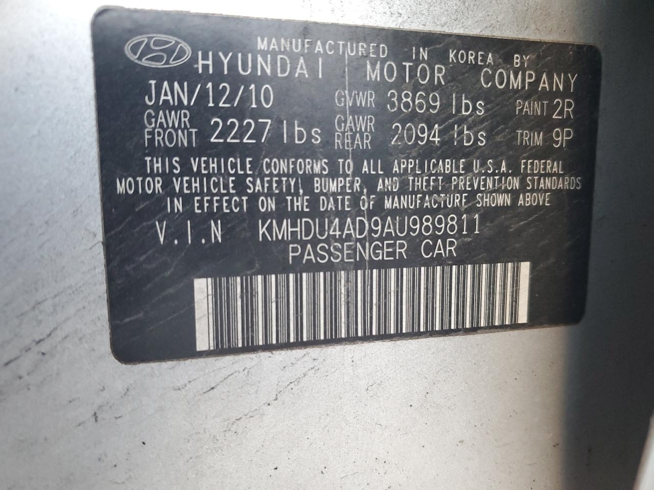2010 Hyundai Elantra - Image 12