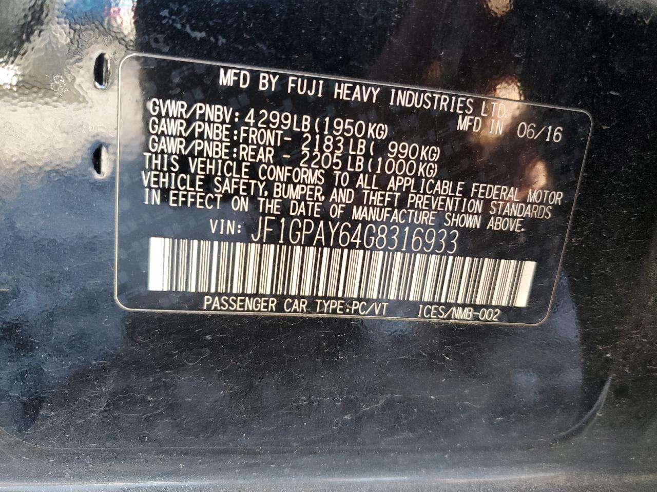 2016 Subaru Impreza - Image 14