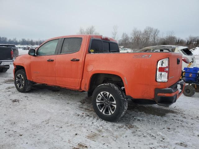  CHEVROLET COLORADO 2021 Оранжевий