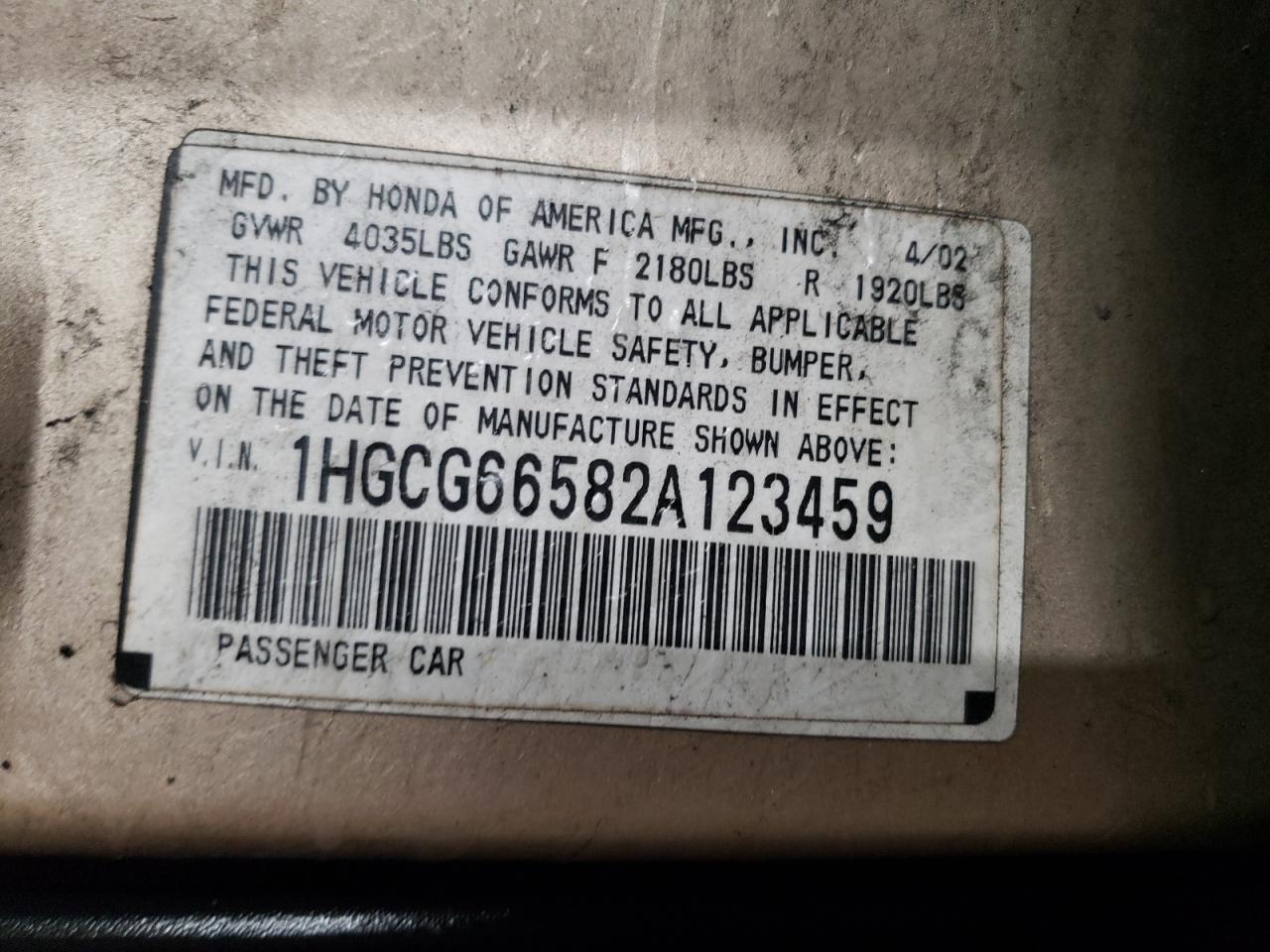 2002 Honda Accord - Image 13
